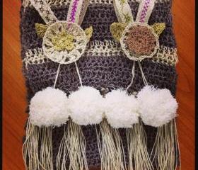 Hemp Crochet Scarf